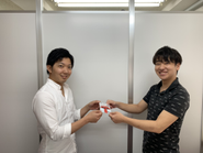 表彰は必ず役員の手で！経営幹部とゼロ距離☆