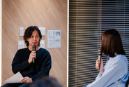 クライアントワークがメインですが、自社でのイベント開催や自社事業なども実施します。（写真は、昨年開催した"半身のキャリア”をテーマにしたイベント@赤坂の様子です。）