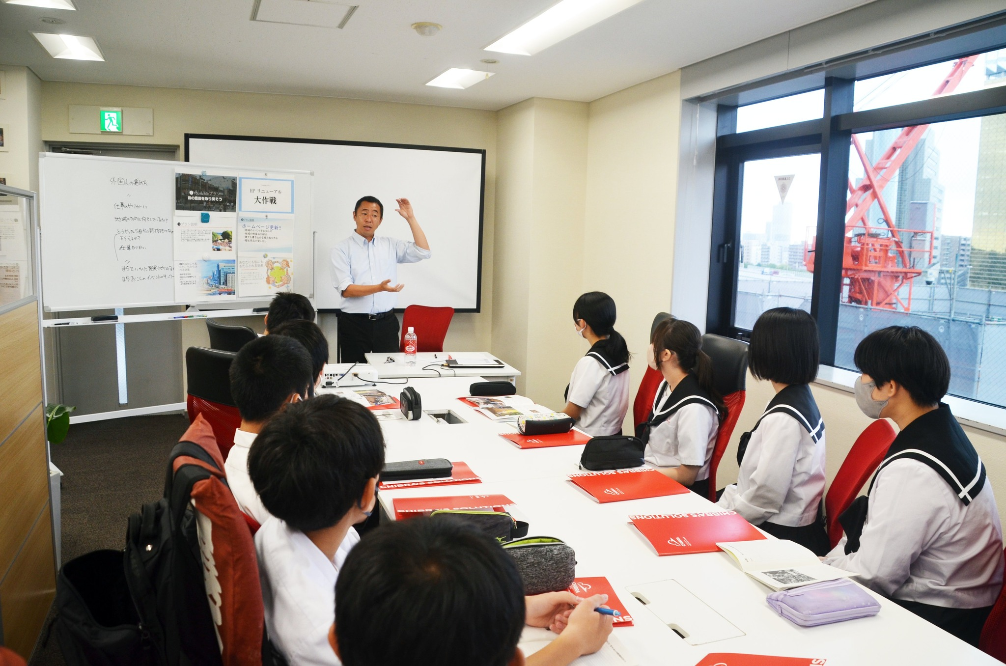 豊田市立高岡中学校の生徒さんが修学旅行で地ブラ訪問！