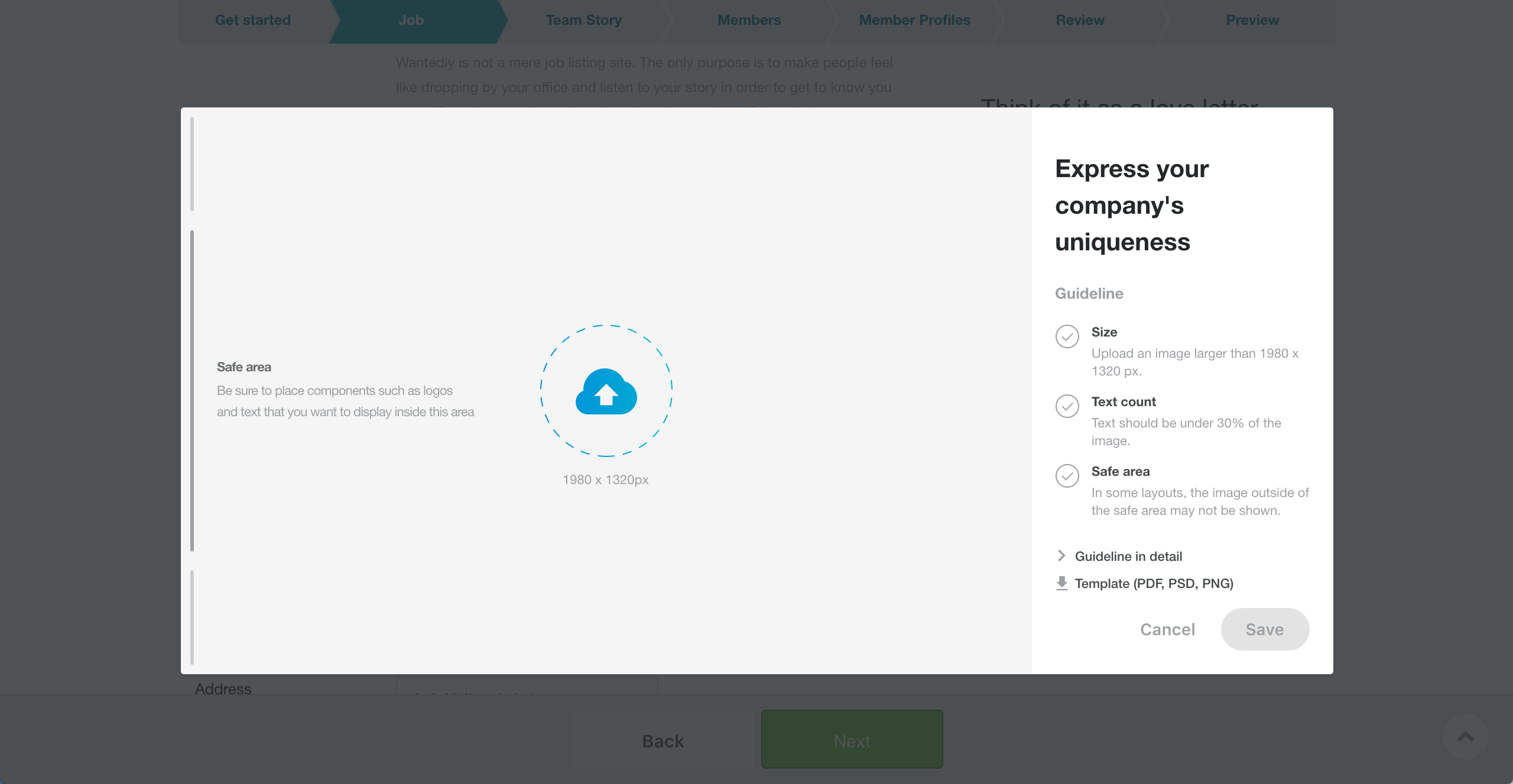 Release of the new job posting cover image uploader and updates to the Content Quality Guideline