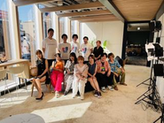 ハウススタジオにて撮影