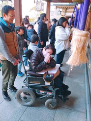 クライアントの方と一緒に初詣に行きました！初詣も一年で外せないイベントの一つですよね！