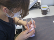 商品ばかりでなく、ディスプレイも自分たちで作り上げます。