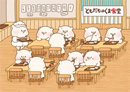 コラボカフェ「ともだちはくま食堂」のキービジュアル