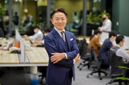 社長の天間です。みなさんにお会いできるのを楽しみにしています。