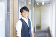 代表の本間。会社を“創る”面白さを味わってみたい！ベンチャー企業の代表と話してみたい！そんな動機もウェルカムです。