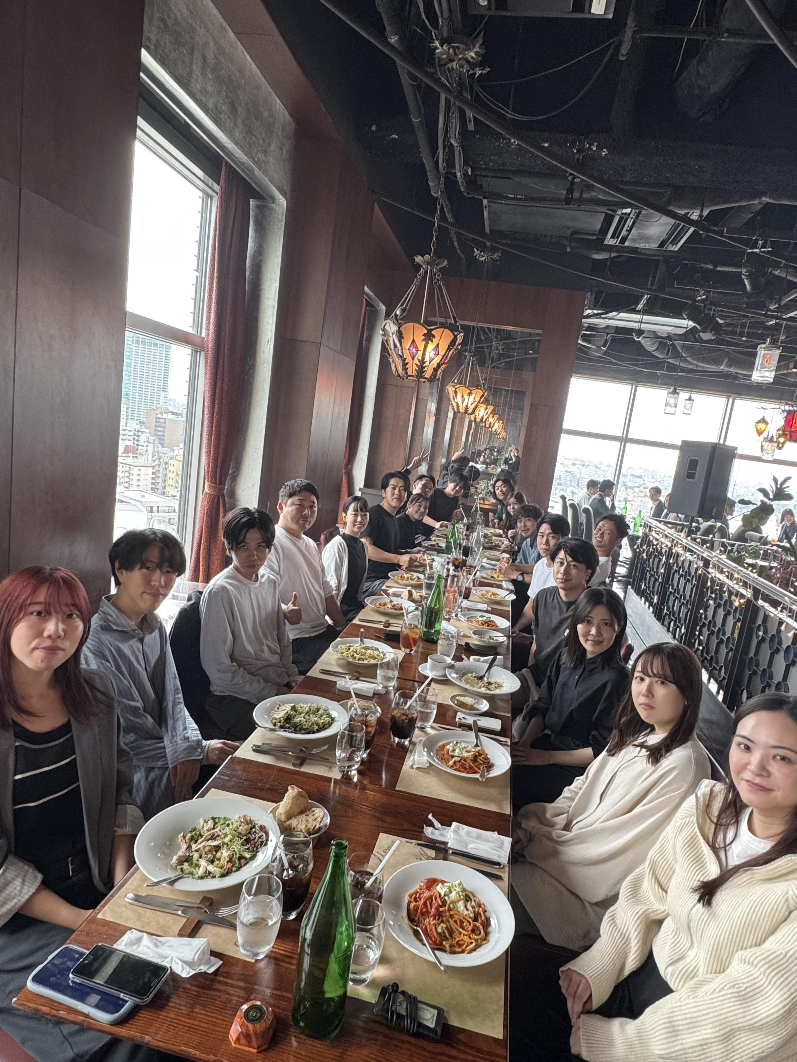 新メンバー歓迎＋上半期お疲れランチ！！