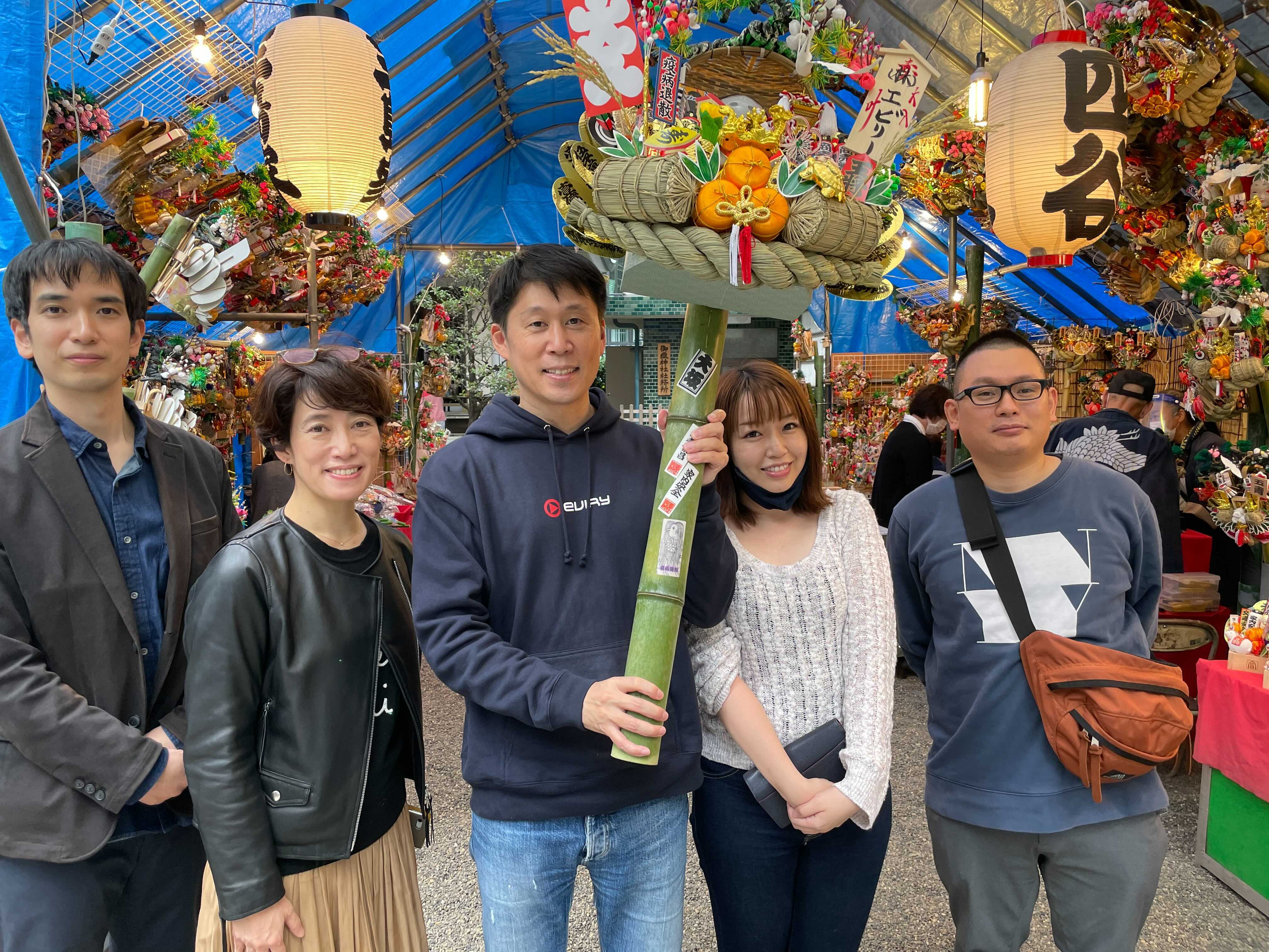 コーポレートチームで酉の市へ行きました！