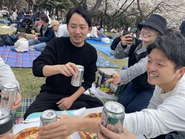 お花見in代々木公園！