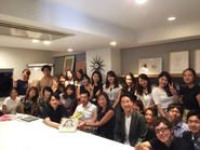 みんなで社長の誕生日をお祝いしました！