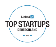 Linked in TOP STARTUPS 2018 in DEUTSCHLAND