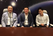 お客様が増えてくると、どんどんご紹介の場も広がります！A社の社長とB社の大阪支社長をご紹介させていただいた時の様子です。やりがいも責任も、自分の力量次第で増えてきます！