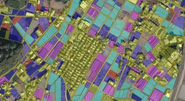 土地判読AIにより各区分毎分類を自動生成