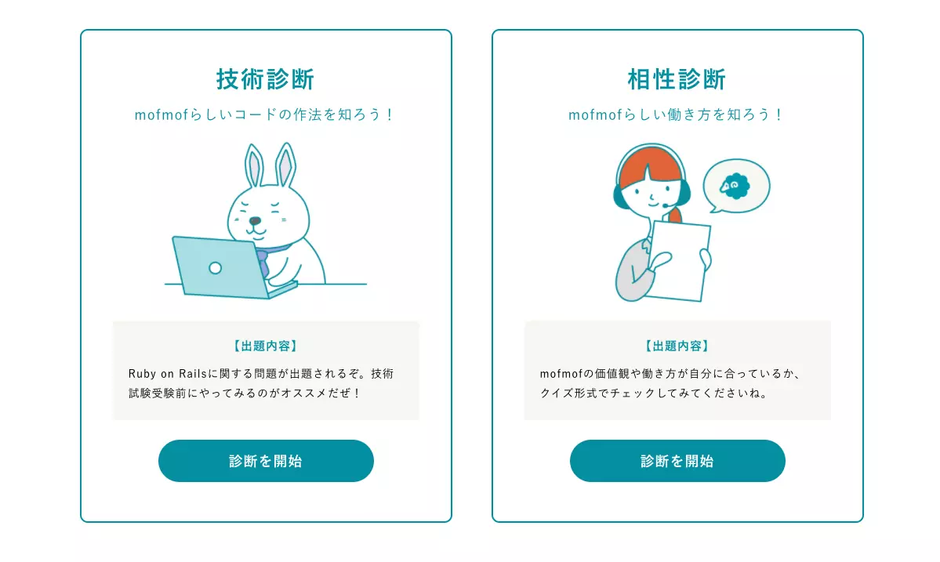 あなたとmofmofとの相性をチェック！「もふもふ診断」を公開しました 