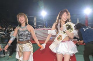 試合が終わっても笑顔、これが東京女子プロレスの魅力です