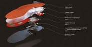 慣性計測ユニット（IMU）と感圧センサーを内蔵し、 足部動作データと足底荷重データを収集・分析可能なインソール型ウェアラブルデバイスを開発しています。高精度なセンサー技術を駆使し、ユーザーの動きや環境を正確に捉えることが可能になります。
