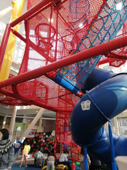 屋内遊び場の「プレイホール」、習い事スタジオの「マナViva!」、レンタルスペースの「多目的室」の3つのエリアで構成されたあそびとまなびの複合施設、グロースリンクかちどきを運営しています。