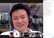 会議はGoogle Hangoutで行います