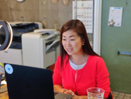 コロナ禍では、研修はオンライン化で対応しています