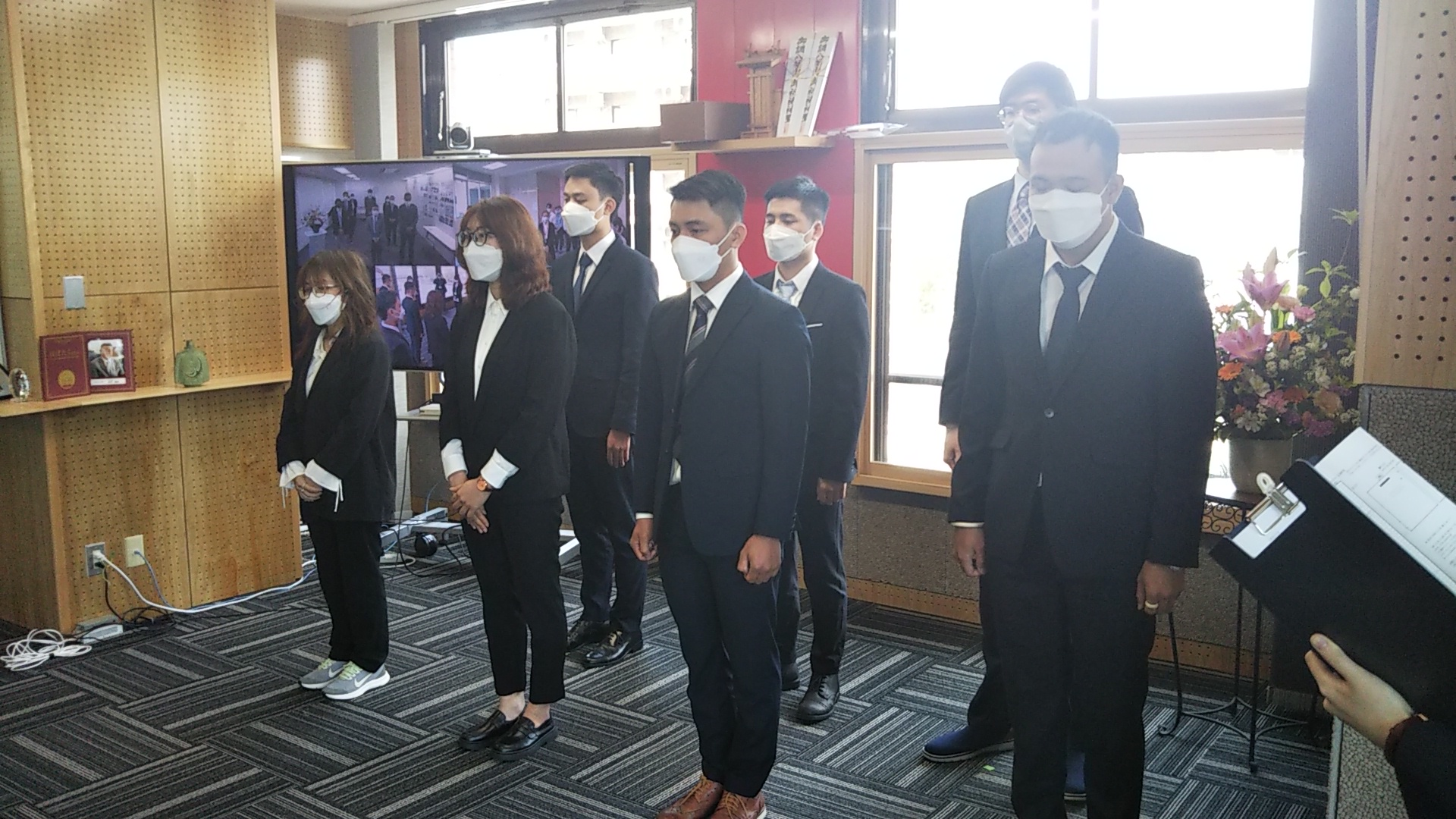 【タケウチNews！】入社式を行いました😊