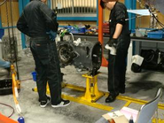 産業機械のミッション仕様変更（堺ガレージ）