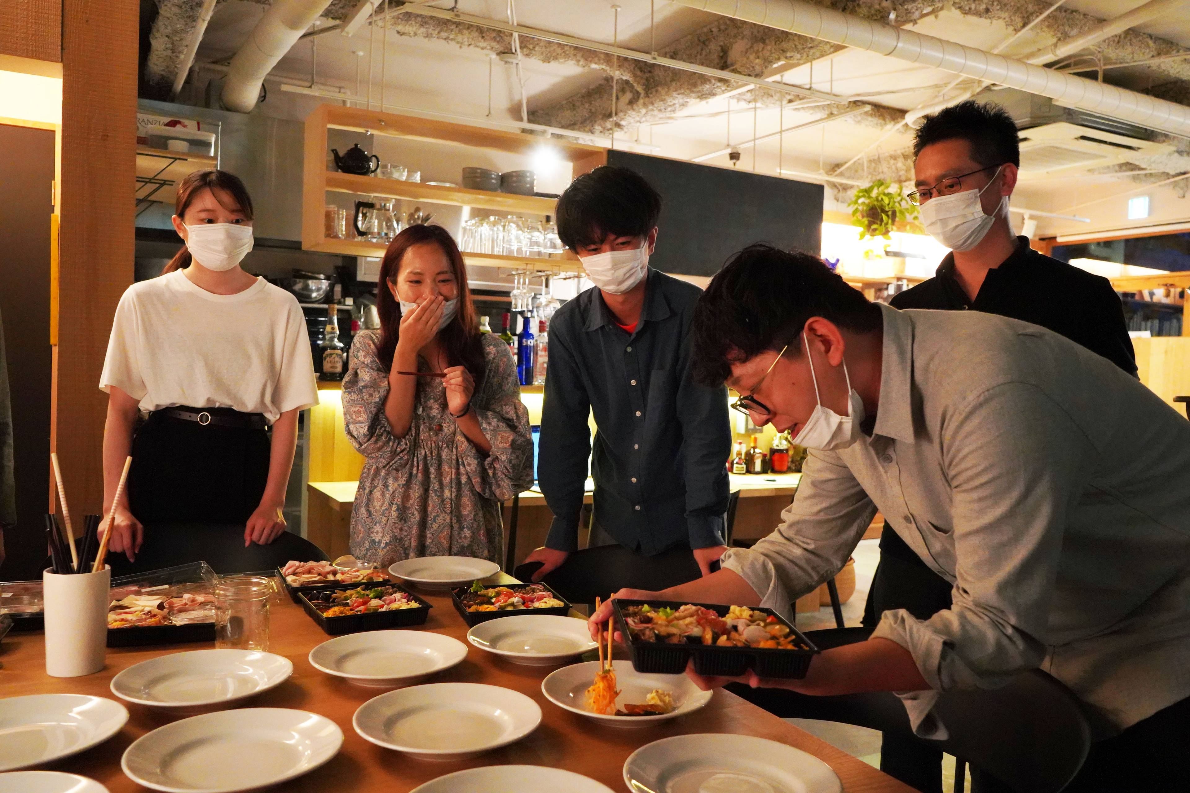 新しい仲間のwelcome party