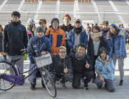 年始恒例のママチャリGP。スポーツイベントは多数！