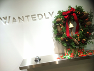 オフィスの入り口（クリスマスバージョン）