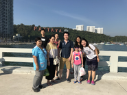 社員旅行の一コマです。タイ国のパタヤにて。