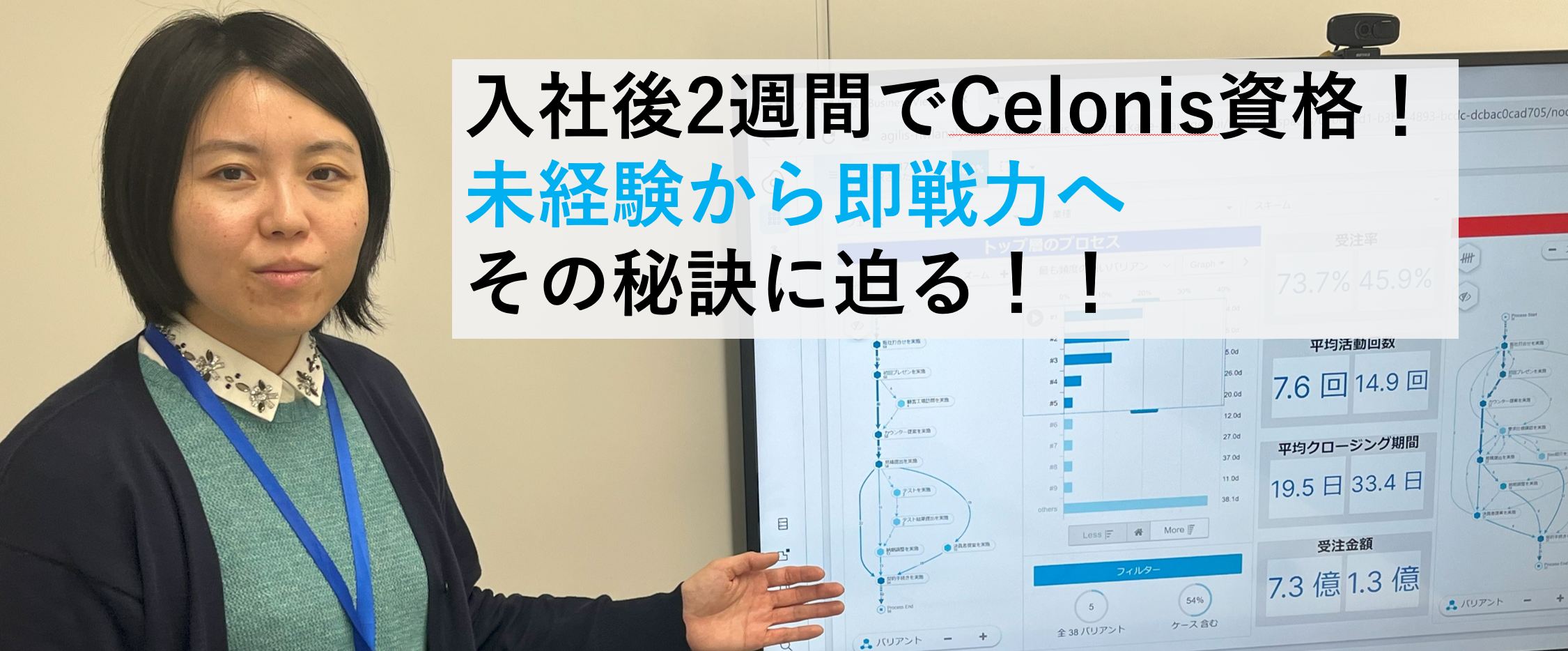 アジリス史上最速！入社2週間でCelonis資格取得！