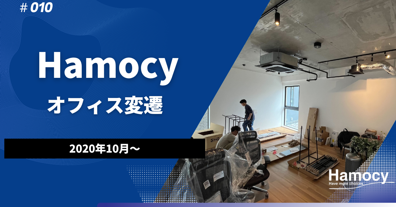 オフィス変遷から見るHamocyのこれから