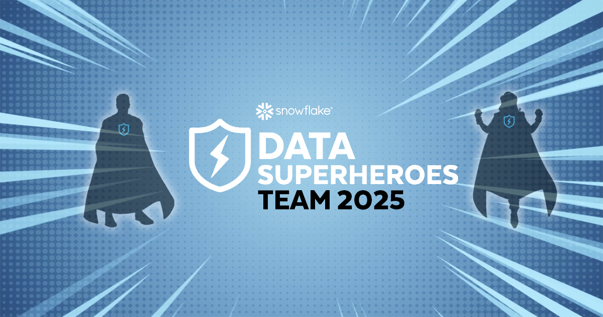 2025 Snowflake Data Superheroesに4年連続で選出されたCTO菱沼雄太に聞いてみた