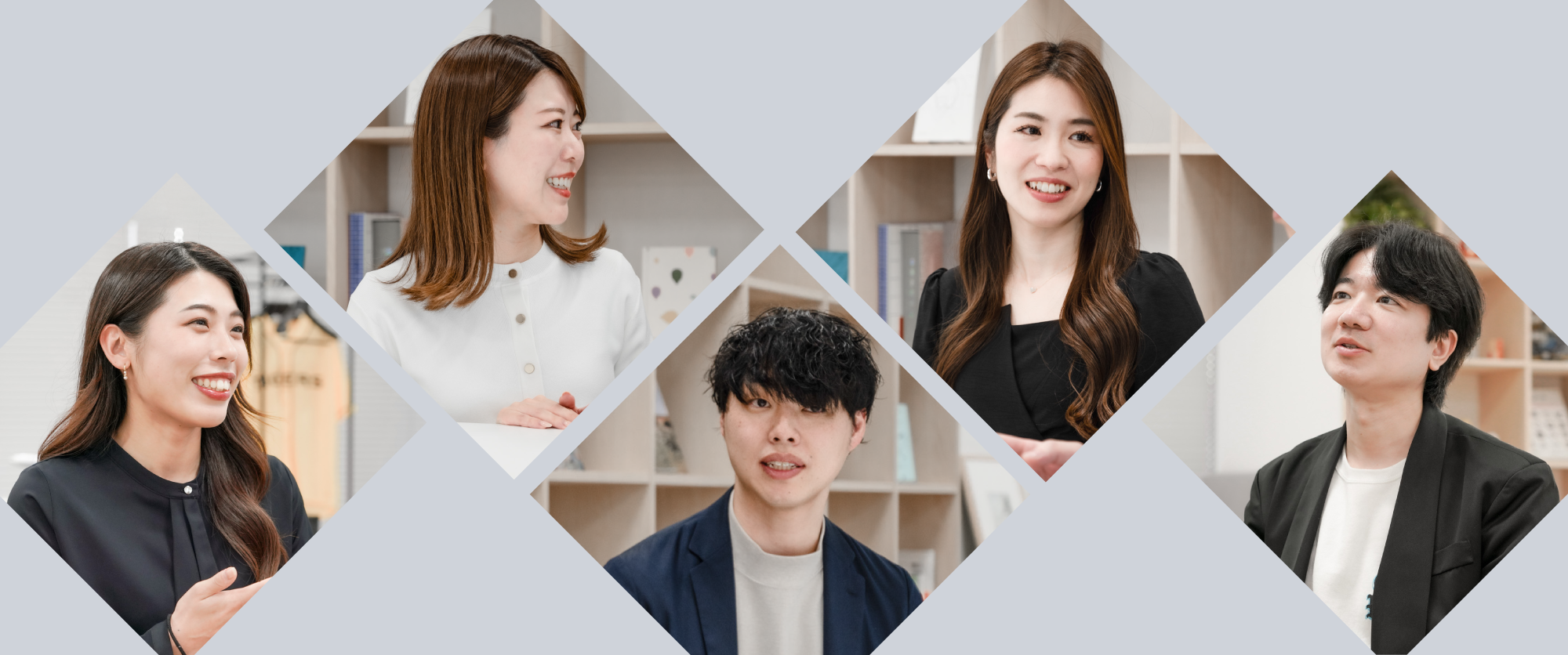 事務や秘書、イベント企画運営まで。幅広い業務を担当する総務部5名のクロストーク