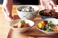 プロのお客様の声から生まれた、自社オリジナル商品の数々。「これが冷凍食品？！」と驚かれるような商品づくりを追求しています