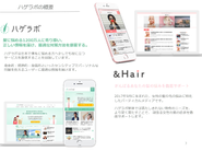 バーティカルメディア事業の1つ「ハゲラボ」と「&hair」