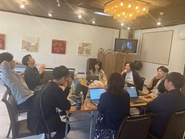 毎年行われる経営幹部候補合宿のワンシーン。煮詰まってからがブレイクスルーの始まり。