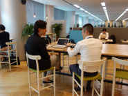 フリーアドレスを導入しています