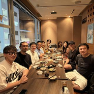 上海支社メンバー来日の懇親会