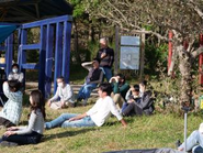 オフィス横で関係者を集めてBBQ30名以上の参加となり大変でした;;