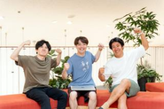創業メンバーの3人、和気あいあいとやってます！