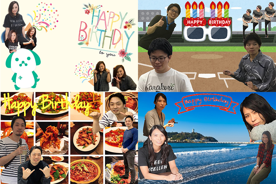 Zoom壁紙でHappy Birthday！！