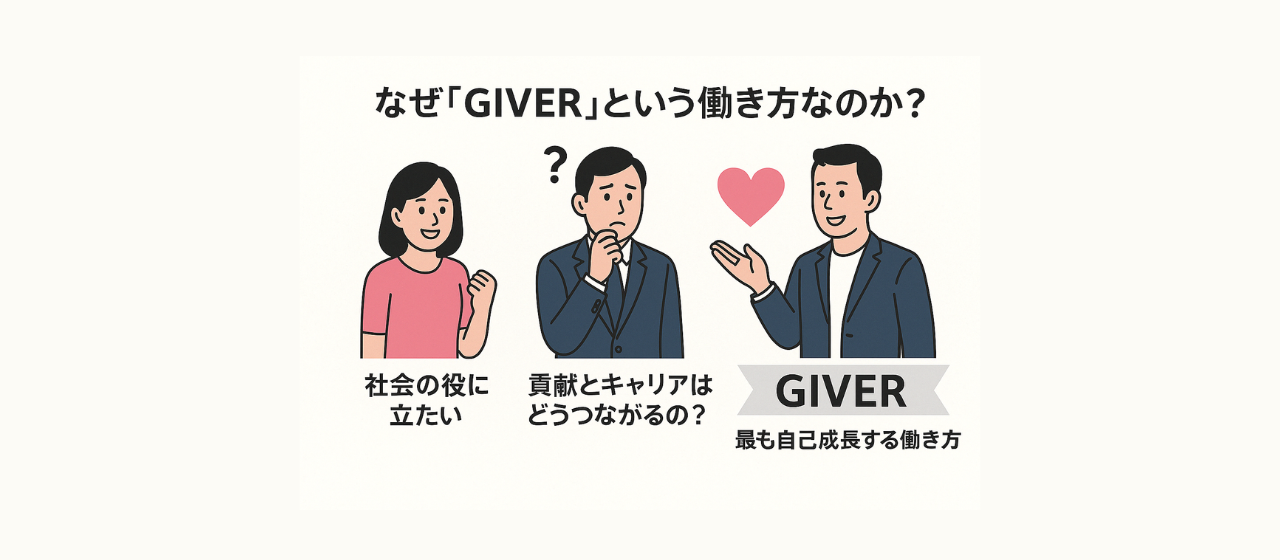 「GIVERを生み出す組織創り」—人と社会をアップデートする、自己成長の仕方