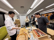 社長の田原さんの特技は「お寿司」！年に1回「田原寿司」を開催しています。