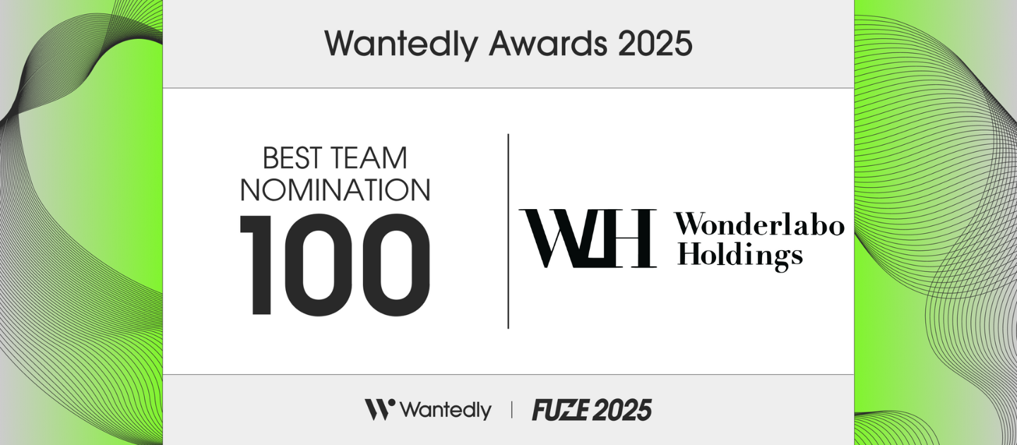 【Wantedly Awards 2025】Wonderlabo Holdingsが BEST TEAM NOMINATION 100 に選出されました！