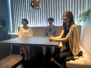 写真慣れしてない三人衆笑