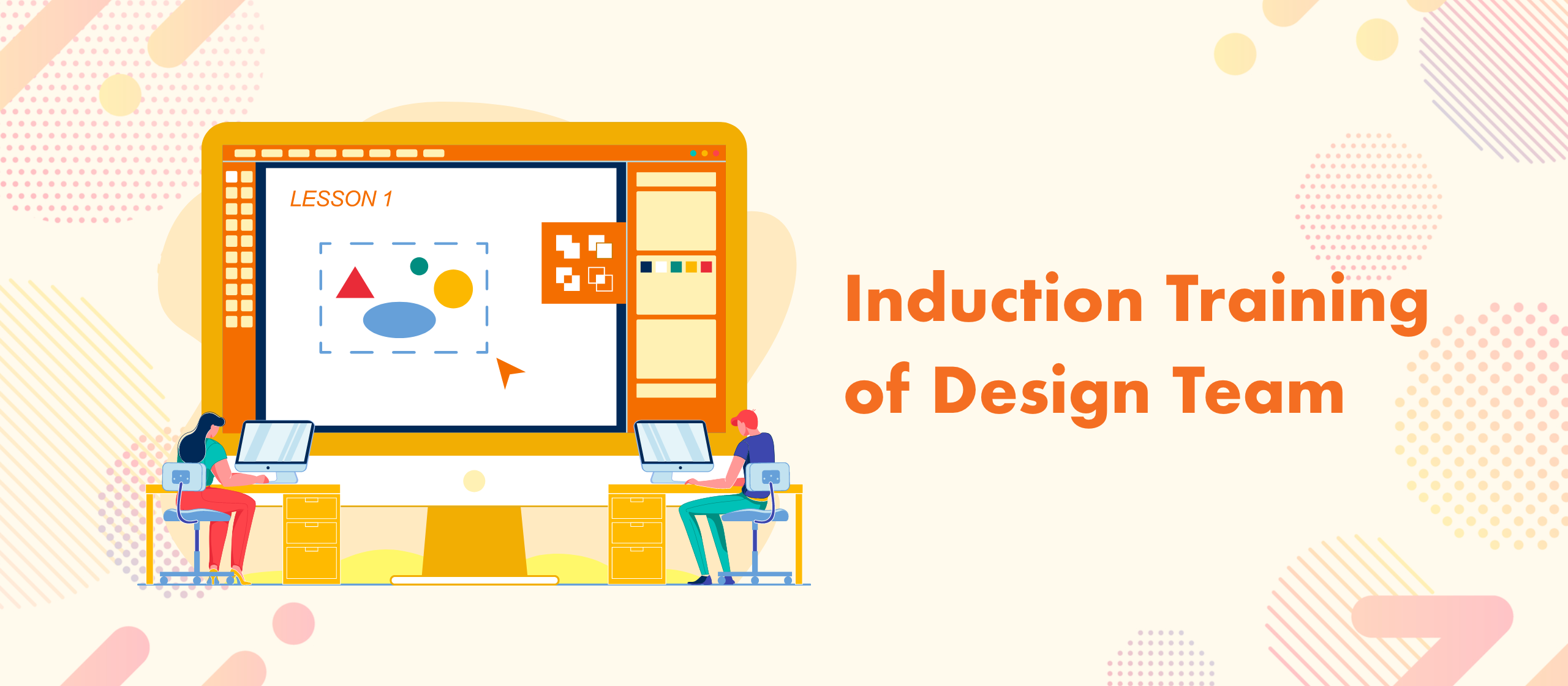 入社半年未経験の新人デザイナーが振り返るコムデデザインチームの新人研修フロー