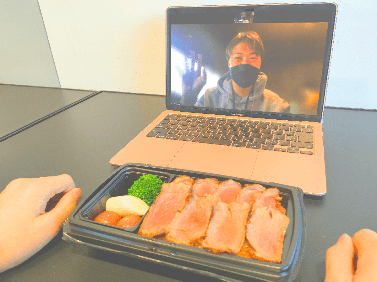 Zoomランチ面談時のUber Eats奢ります。