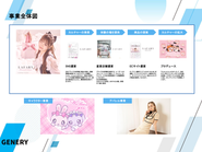 LAFARY事業を起点とし、顧客データ・販売ノウハウ・生産体制それぞれのリソースを活用した、自社IPおよびアパレルブランド事業の展開を進めております。