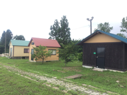 週末にはバンガローにお客様が宿泊されます