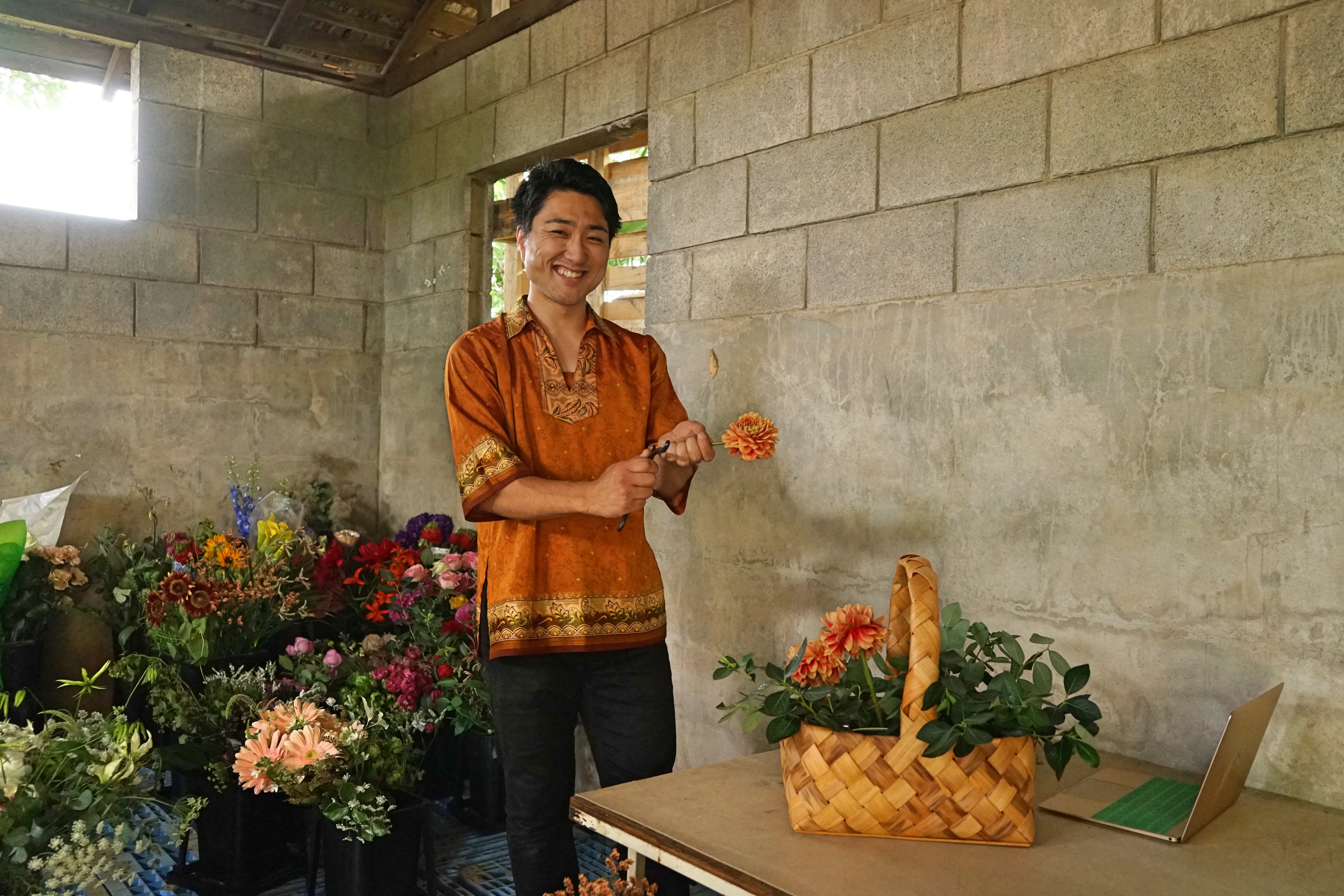 フローリストとしての経験とテクノロジーを組み合わせて花卉業界の先頭に立って盛り上げていきたい